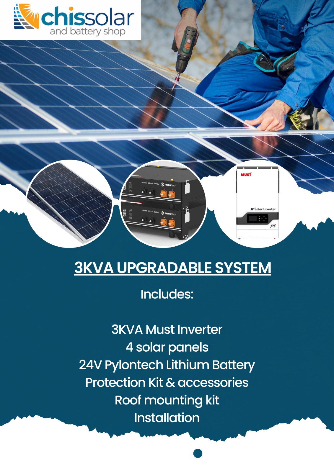 3kVA solar system